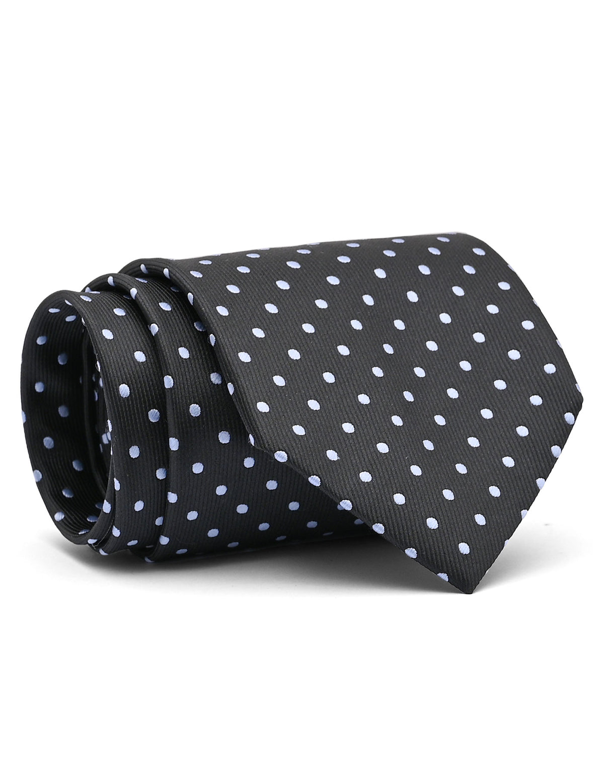 Black Dotted Tie