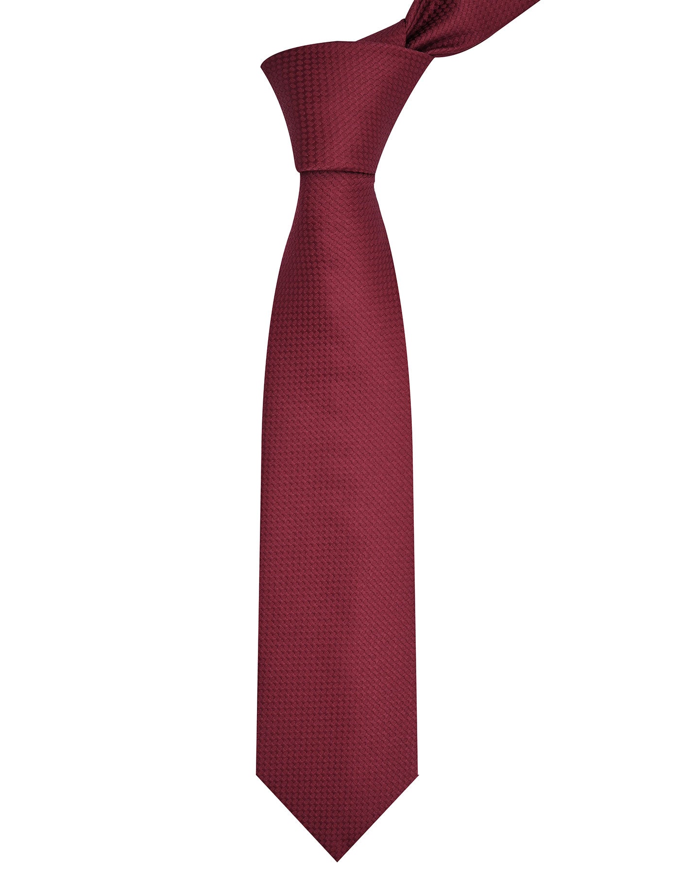 Maroon Geometric Tie
