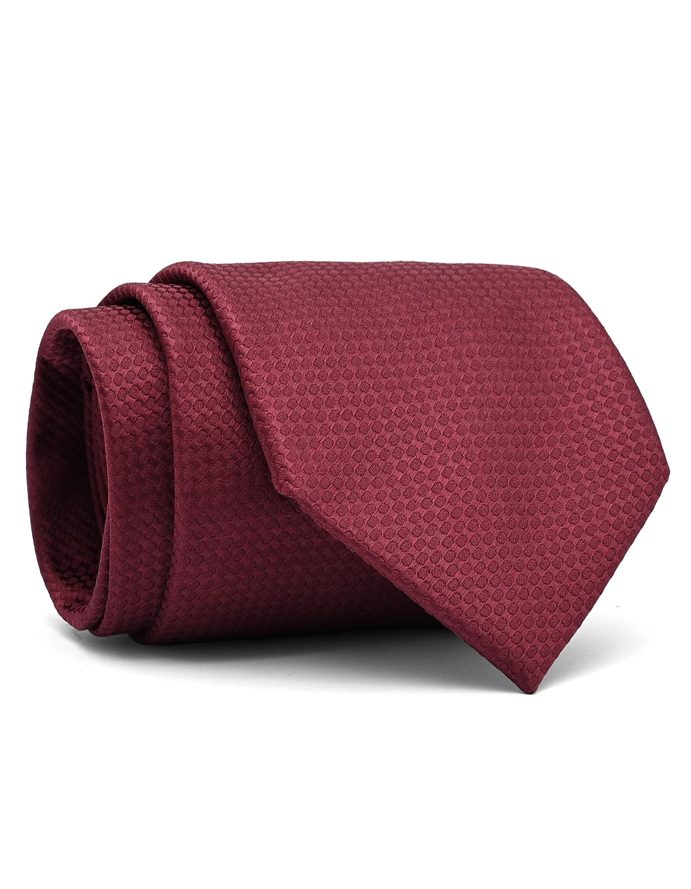 Maroon Geometric Tie