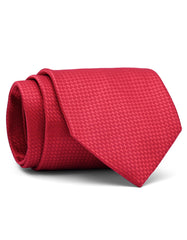 Red Geometric Tie