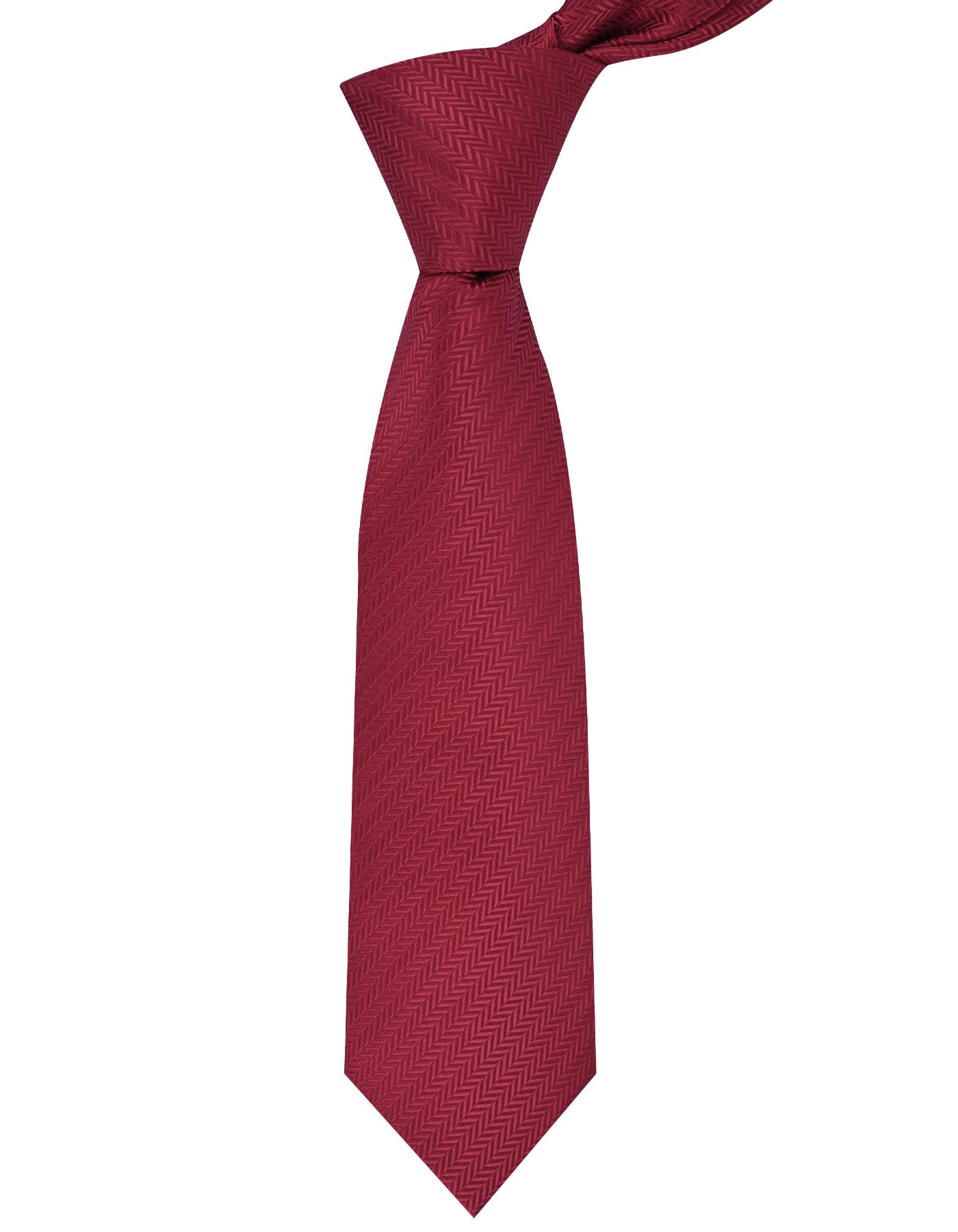 Red Geometric Tie