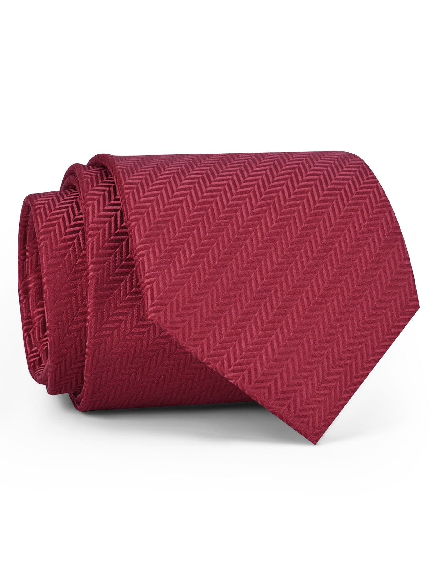 Red Geometric Tie