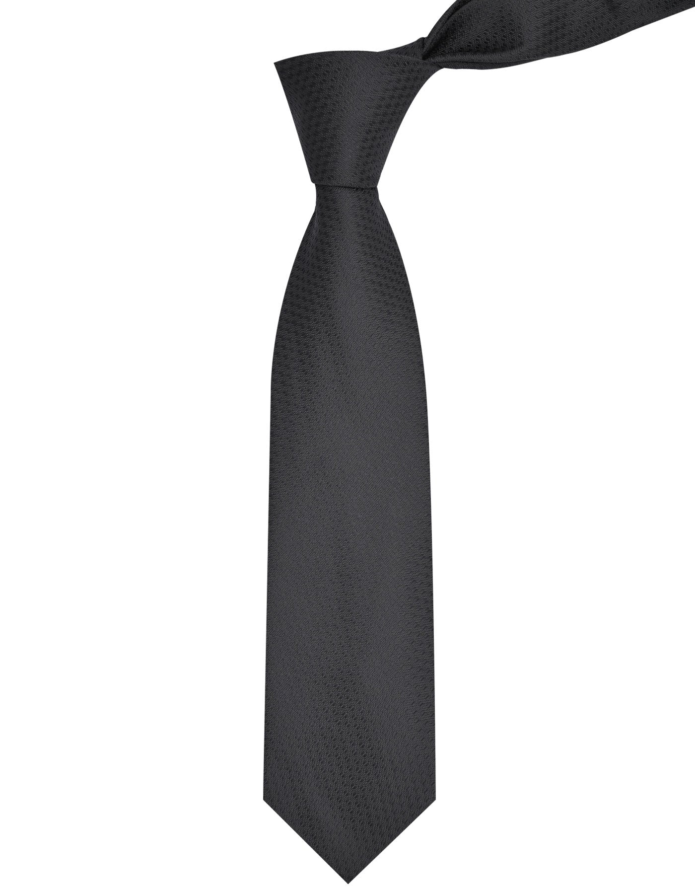 Black Geometric Tie