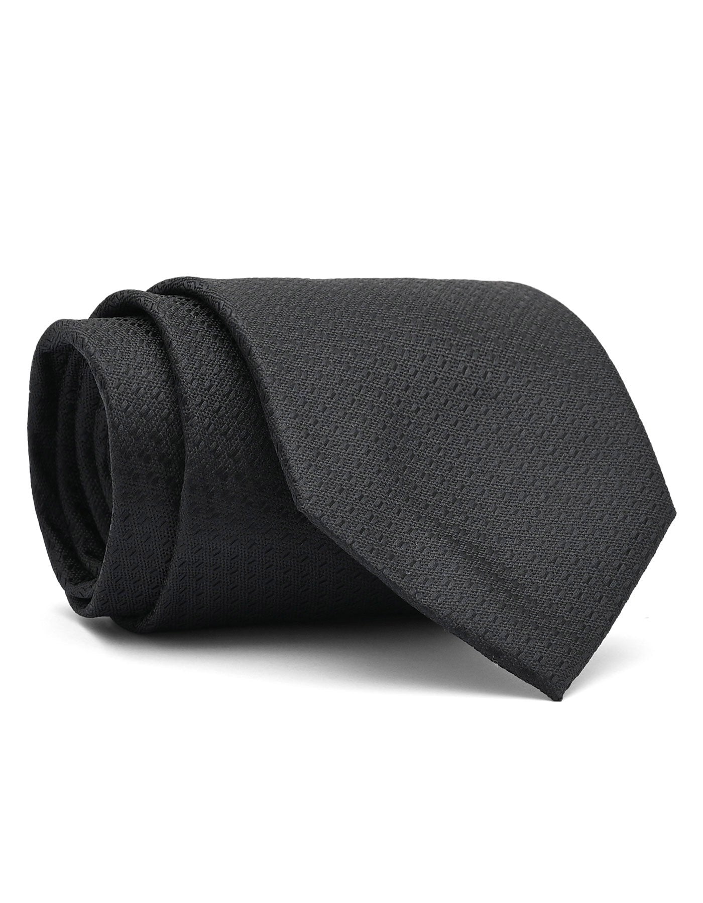Black Geometric Tie