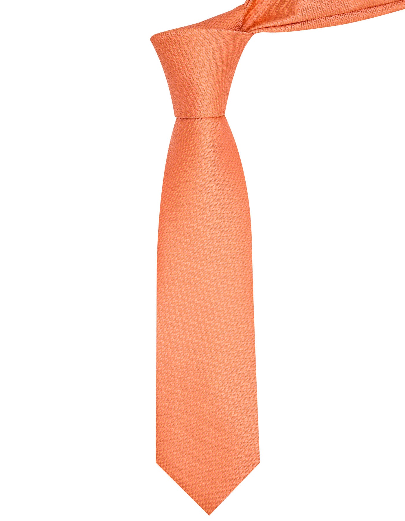 Peach Geometric Tie