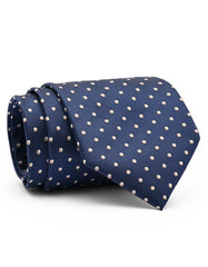Navy Dotted Tie