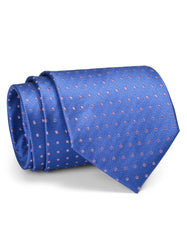 L Blue Dotted Tie