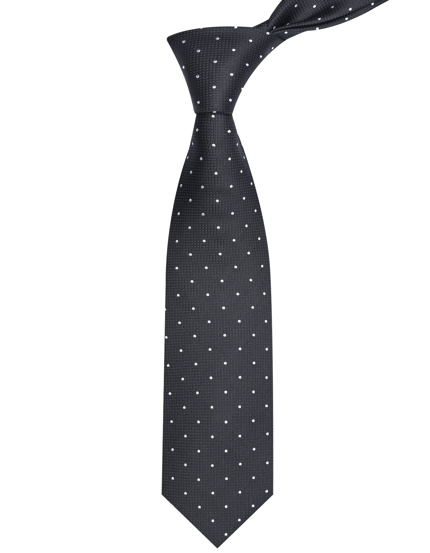 Black Dotted Tie