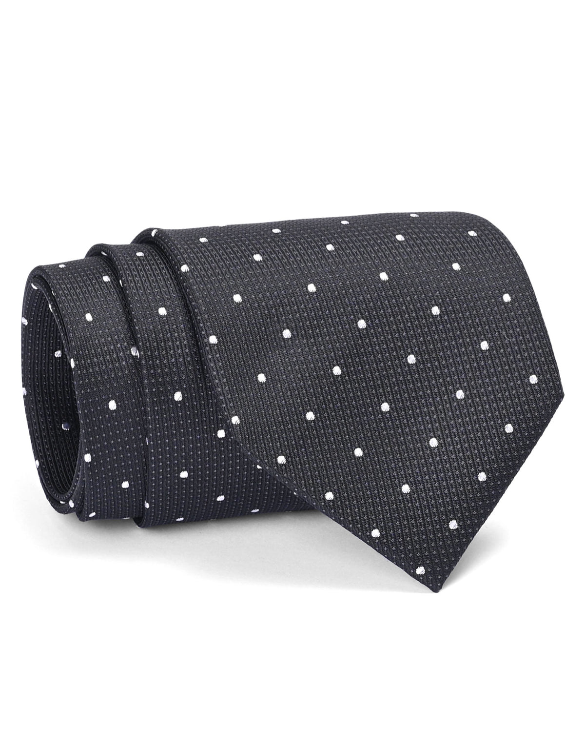 Black Dotted Tie
