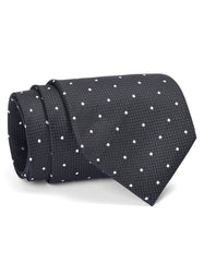 Black Dotted Tie