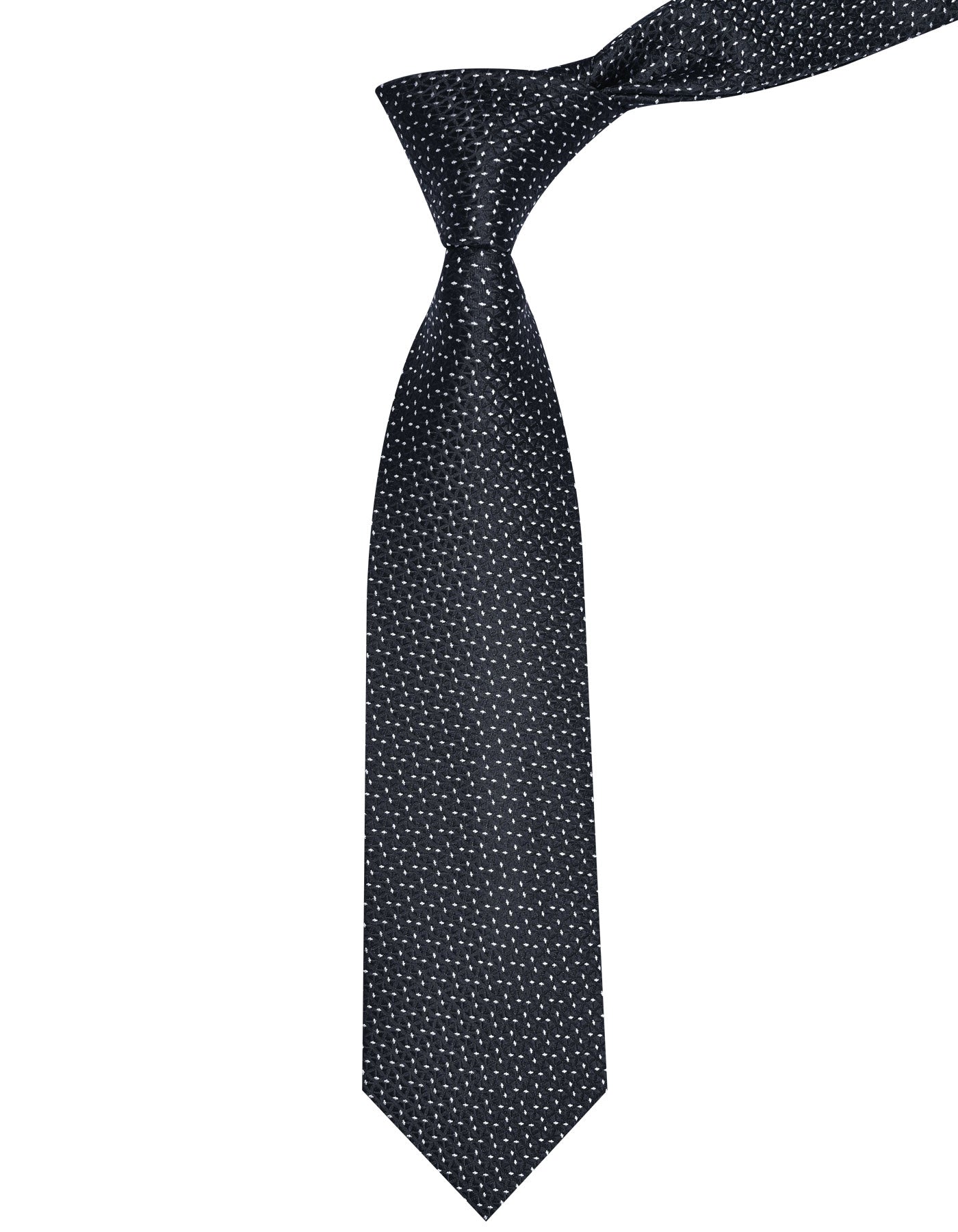 Black Geometric Tie