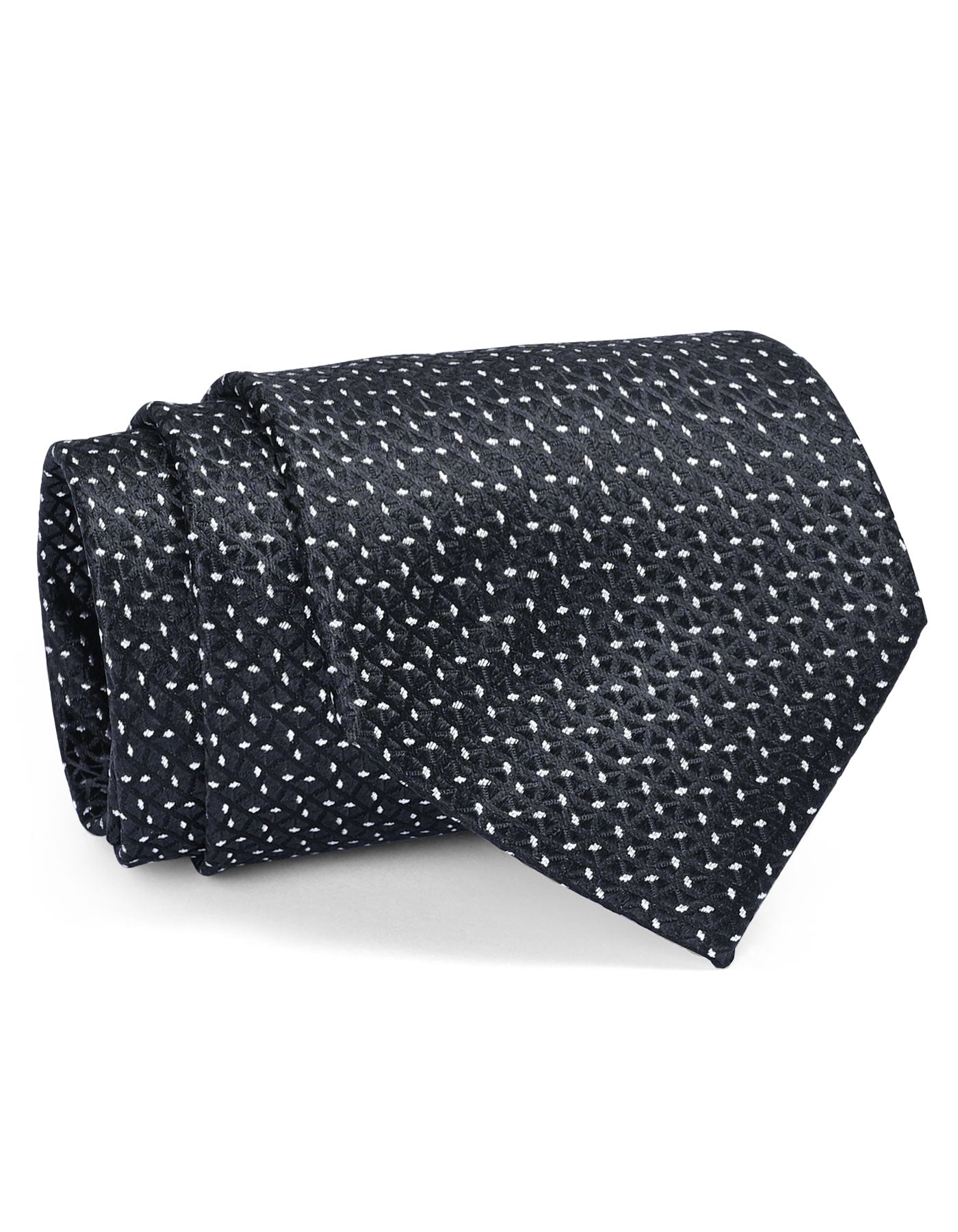 Black Geometric Tie