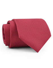 Red Geometric Tie