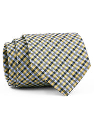 Golden Check Tie