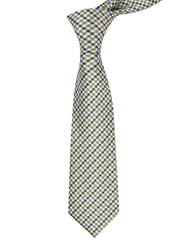Golden Check Tie
