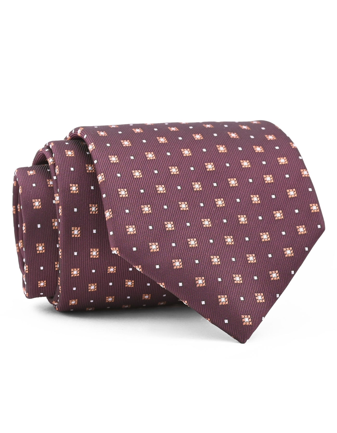 Maroon Texture Tie