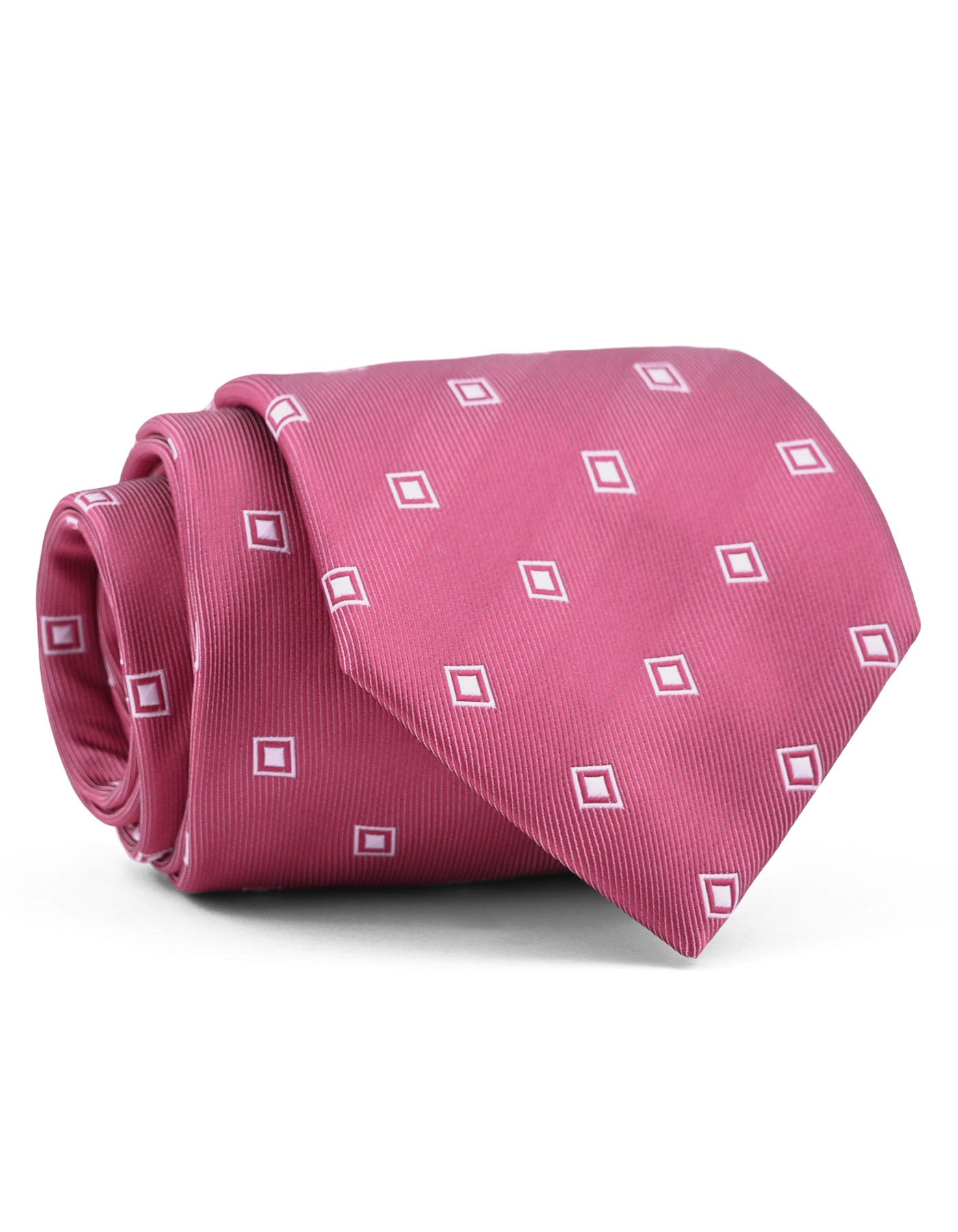 Pink Geometric Tie