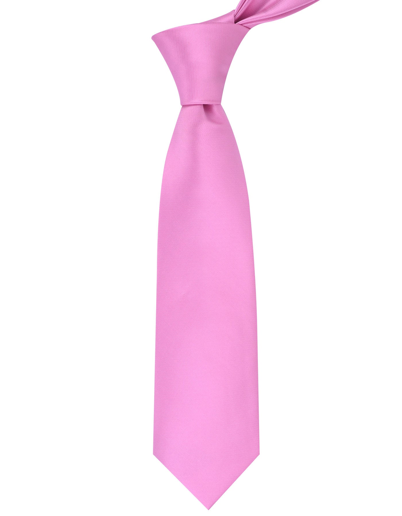 Pink Self Plain Tie