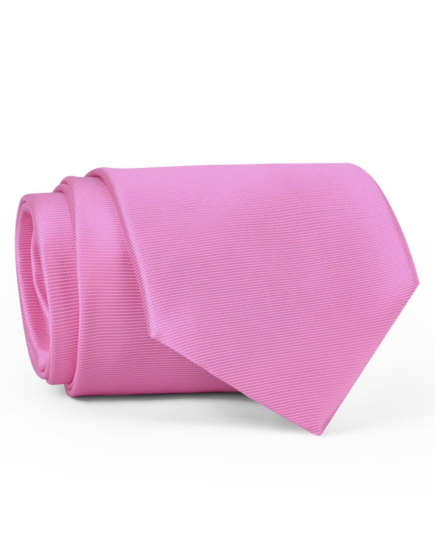 Pink Self Plain Tie