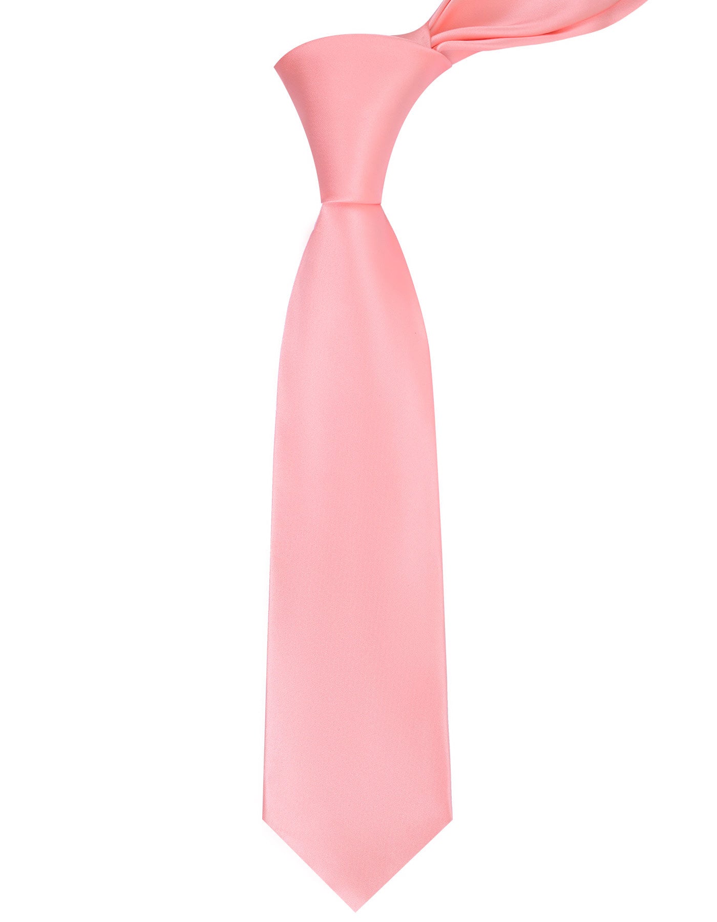 Peach Plain Tie