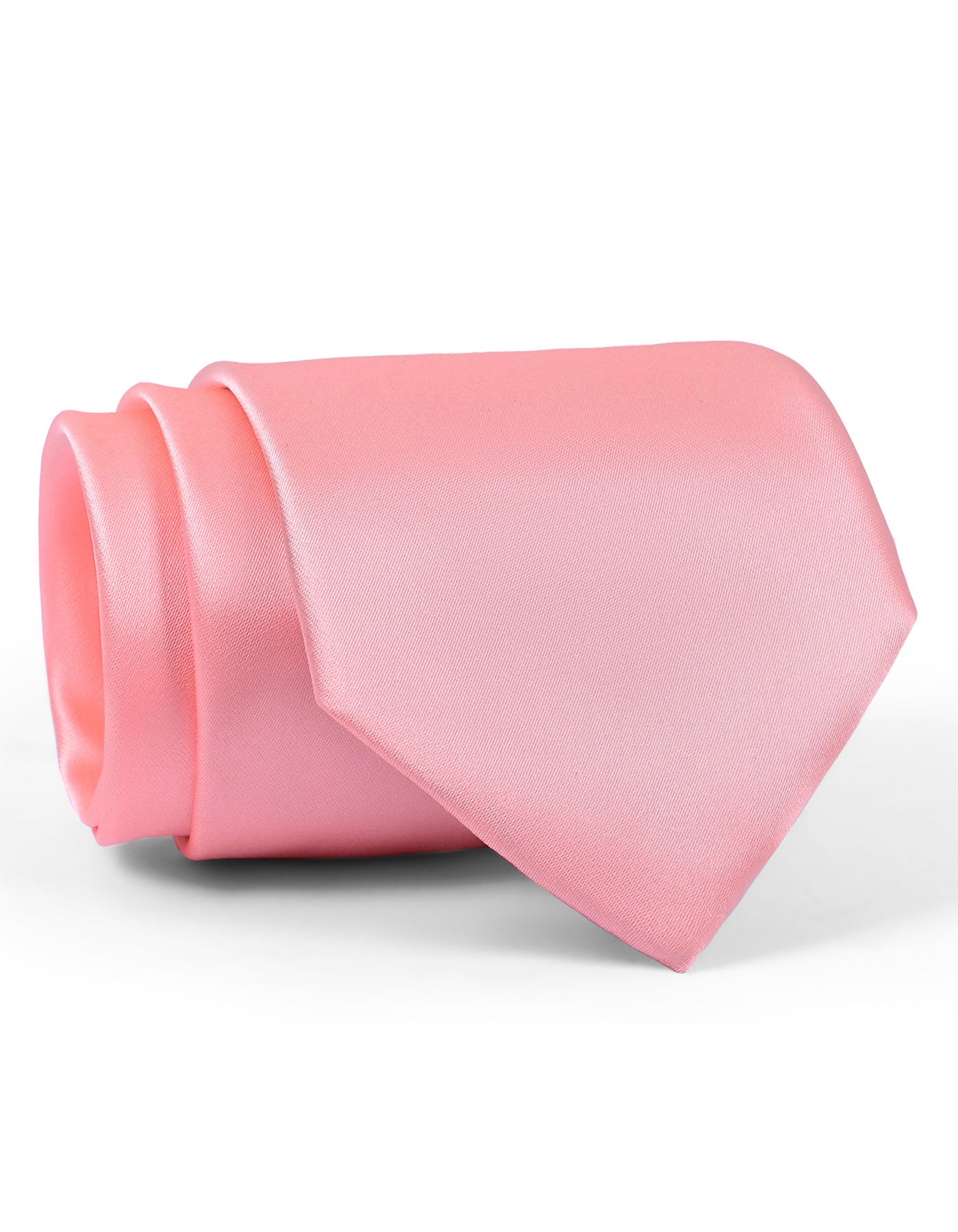 Peach Plain Tie