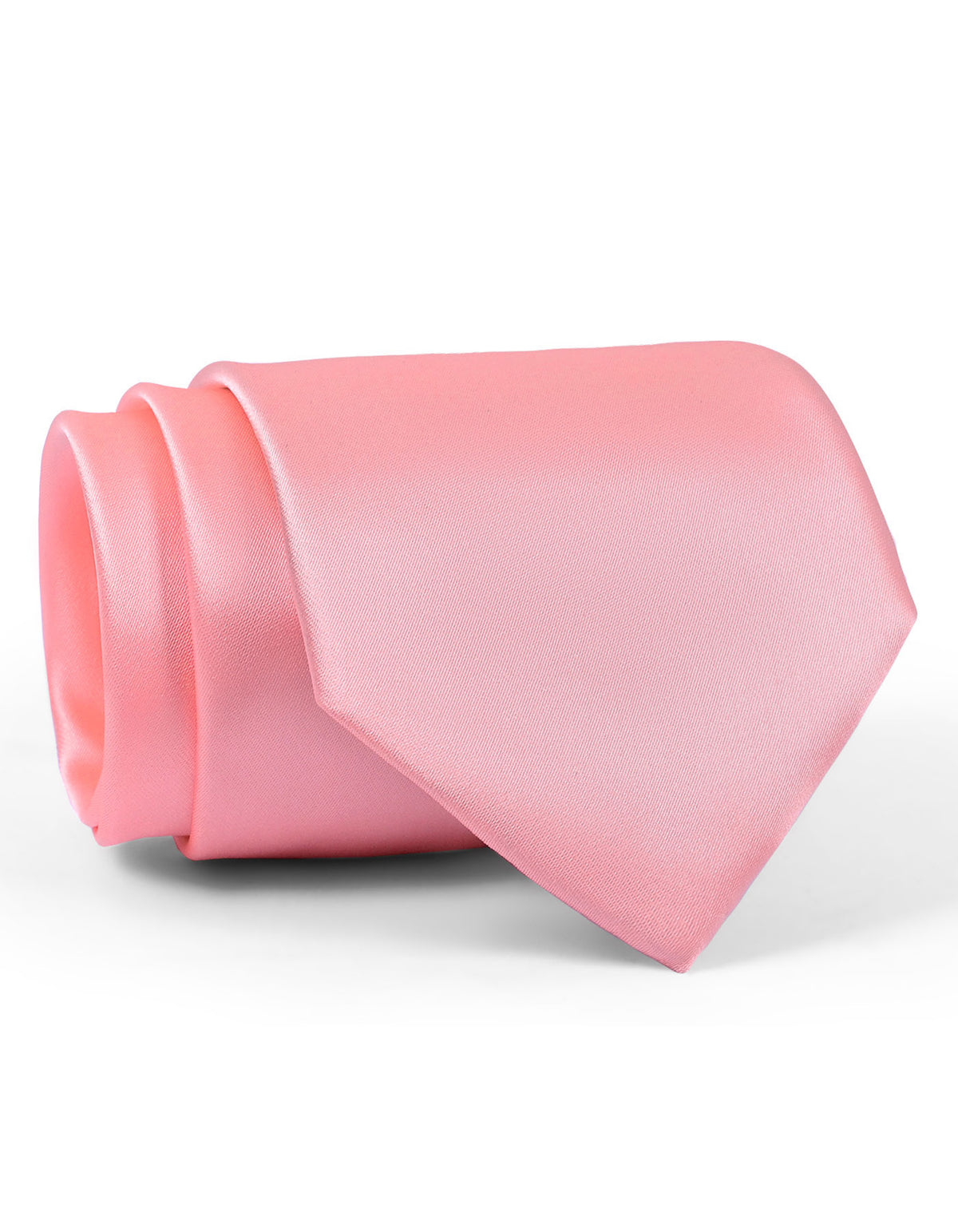 Peach Plain Tie