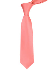 L Peach Plain Tie