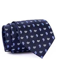 Navy/Blue Paisley Tie