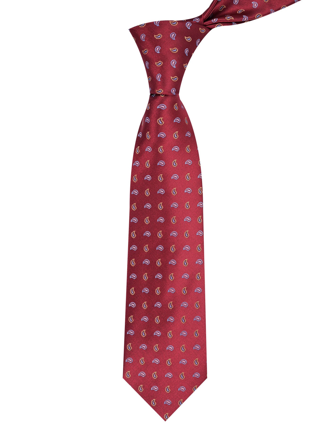 M Mustard Paisley Tie