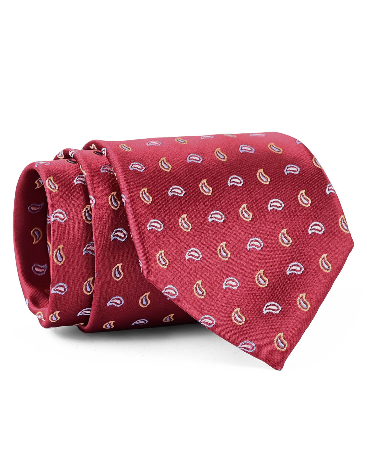 M Mustard Paisley Tie