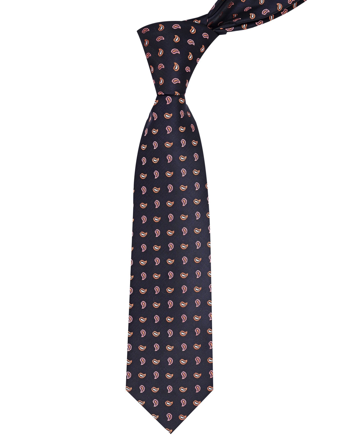 Black/Rust Paisley Tie