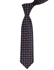 Black/Rust Paisley Tie