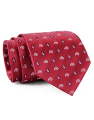 Maroon/Pink Paisley Tie