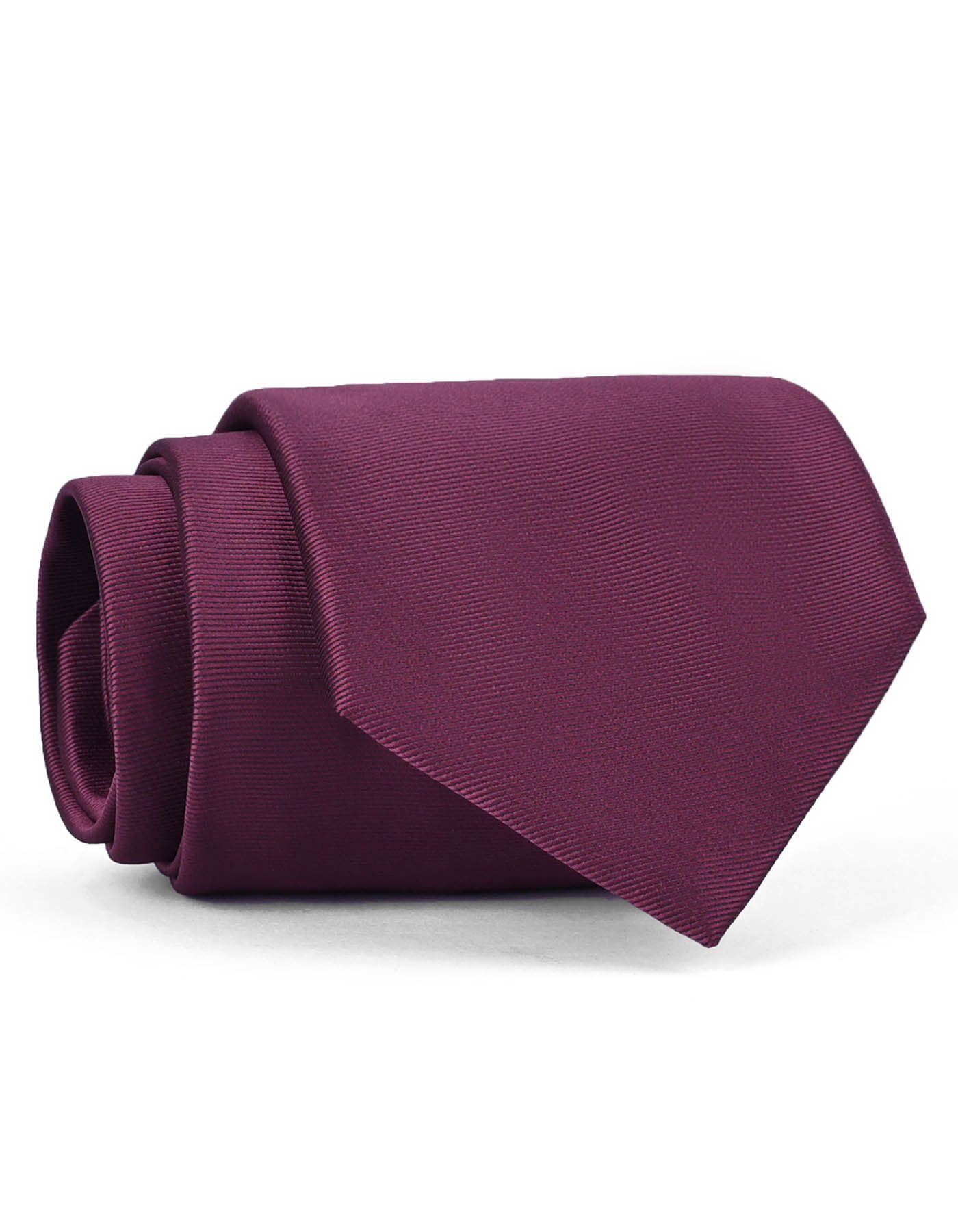 Maroon Self Plain Tie