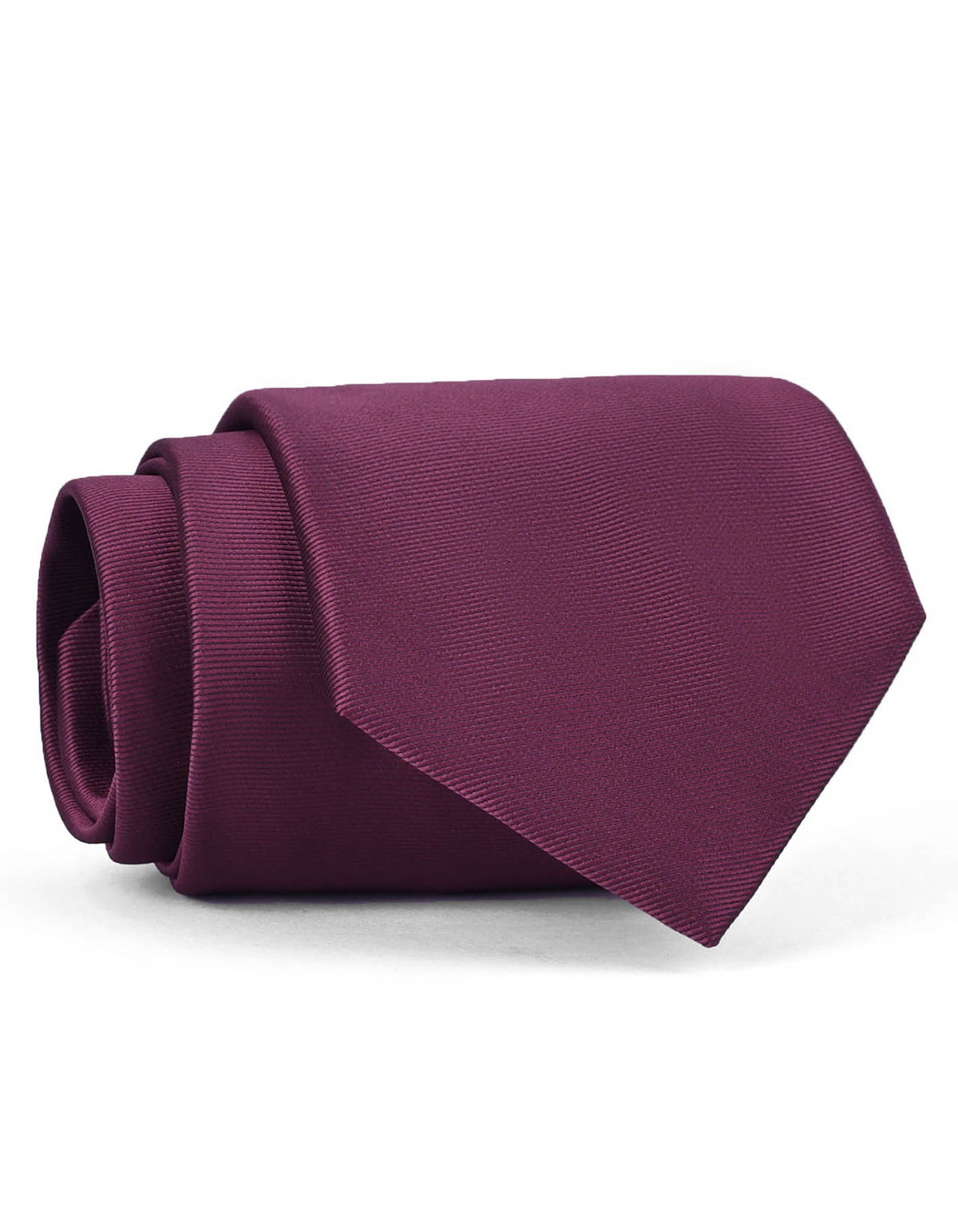 Maroon Self Plain Tie