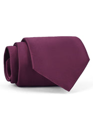 Maroon Self Plain Tie