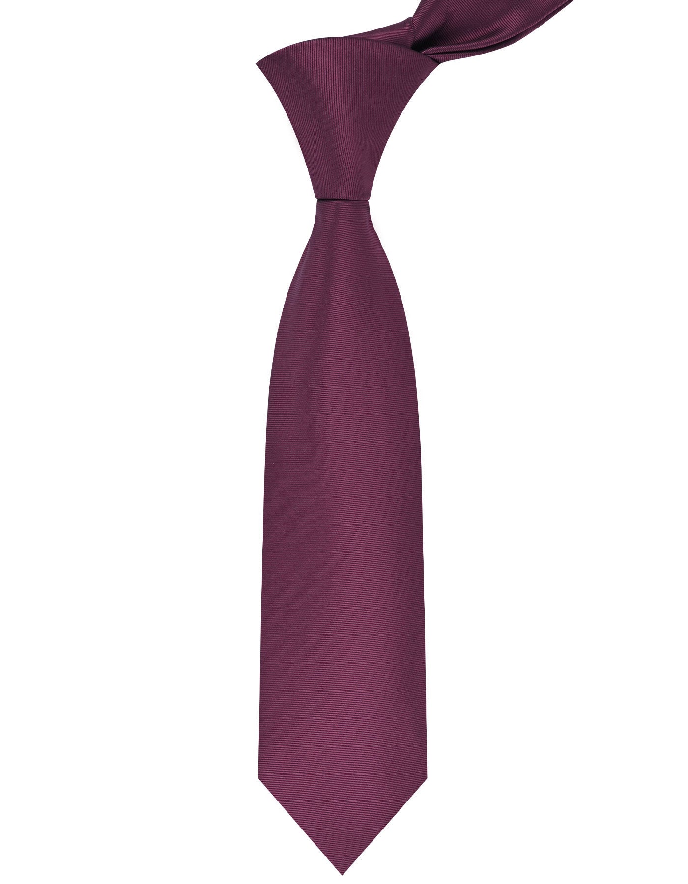 Maroon Self Plain Tie