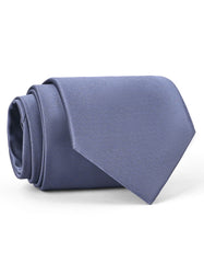 Grey Self Plain Tie