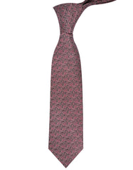 Rose Gold/Black Paisley Tie