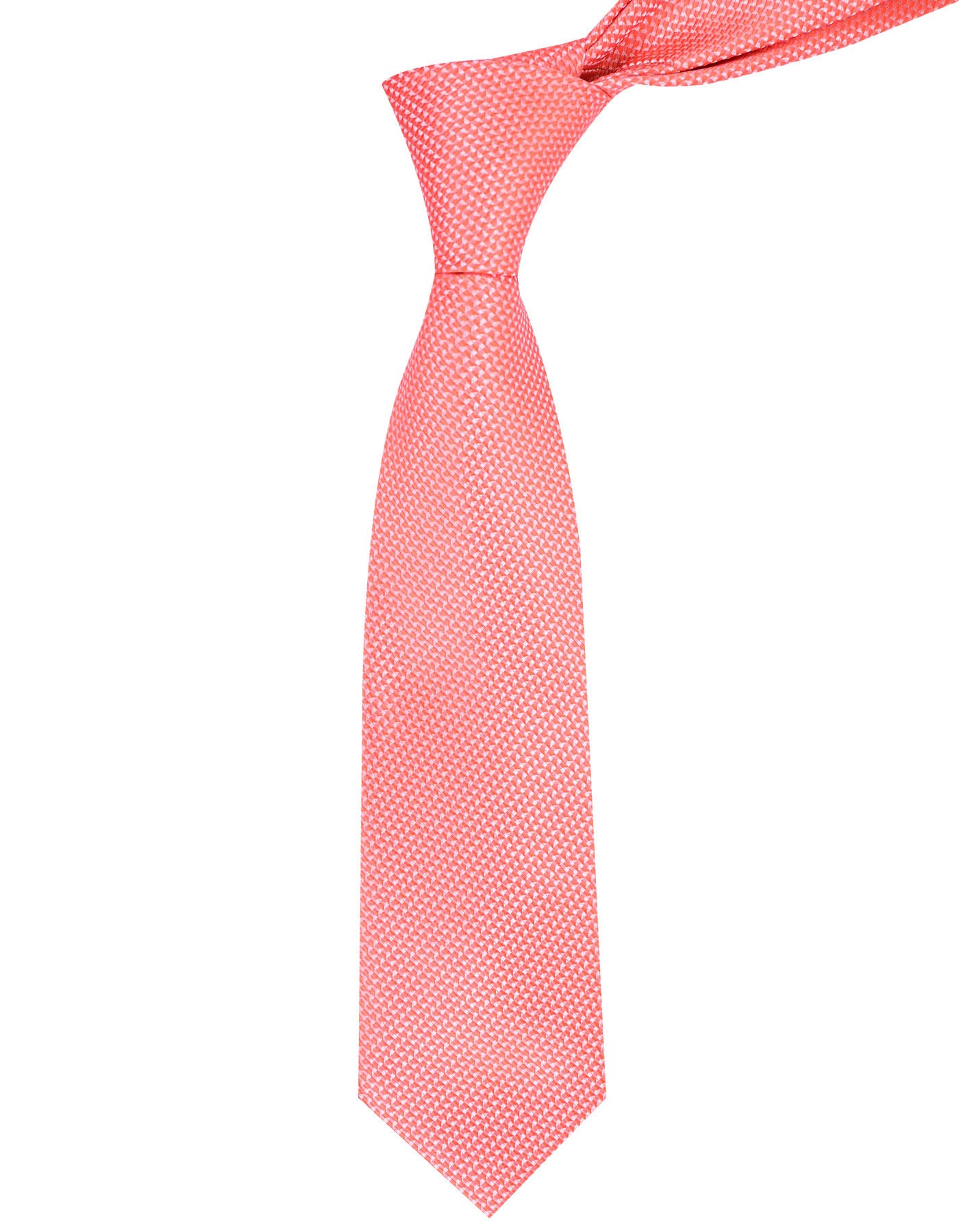 Orange Texture Tie