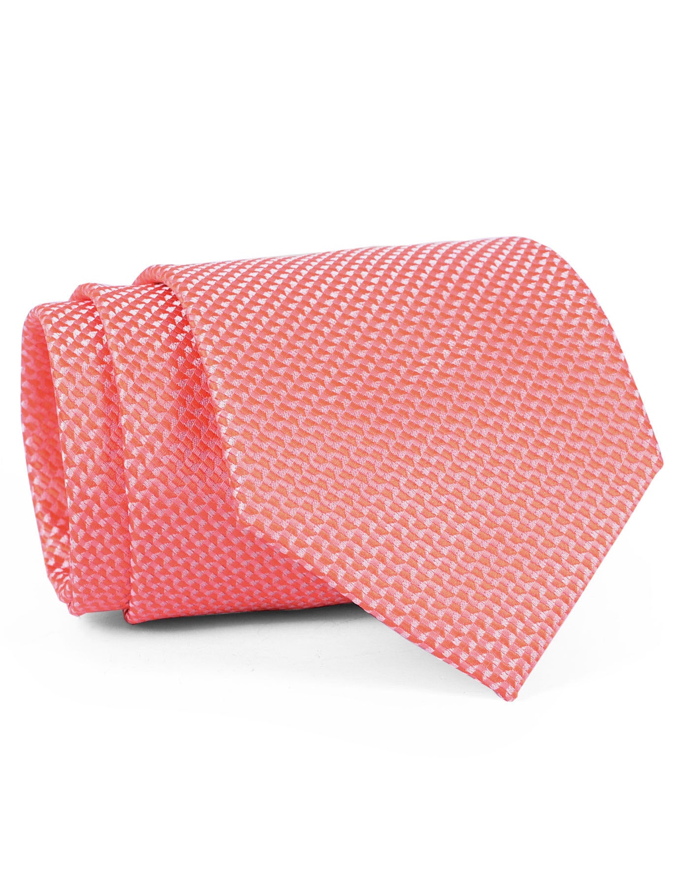 Orange Texture Tie