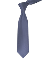 Ash Grey Self Plain Tie