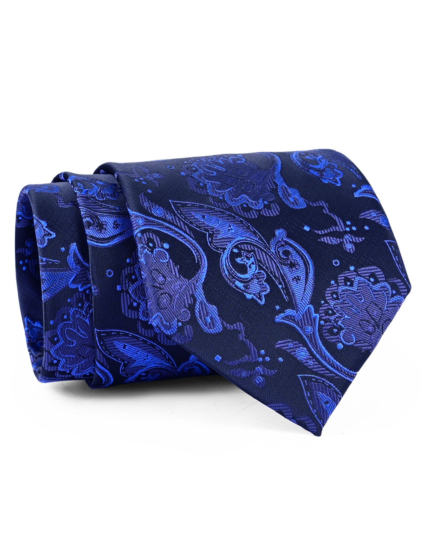 Navy/Blue Paisley Tie