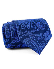 Navy/Blue Paisley Tie