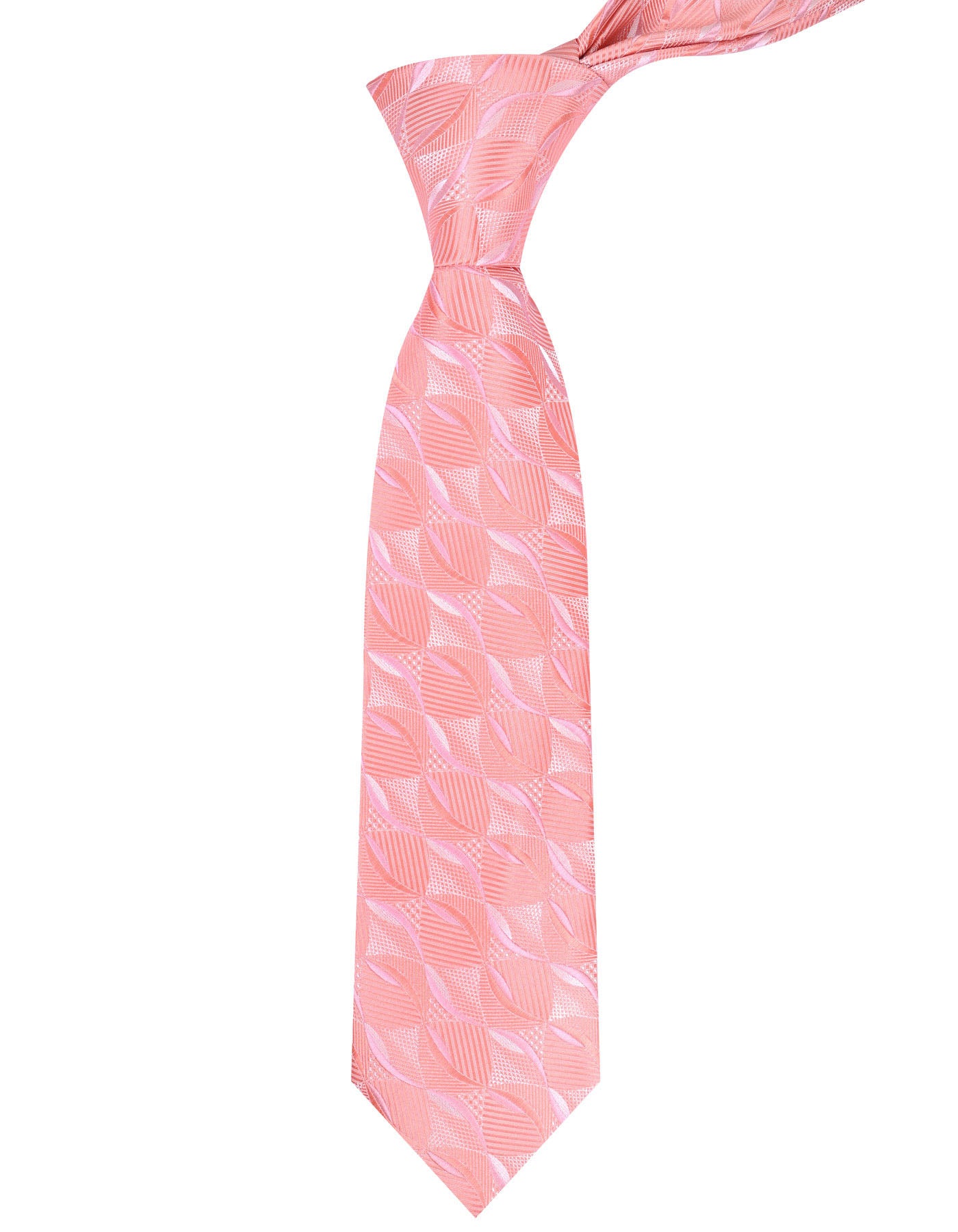 Peach Texture Tie