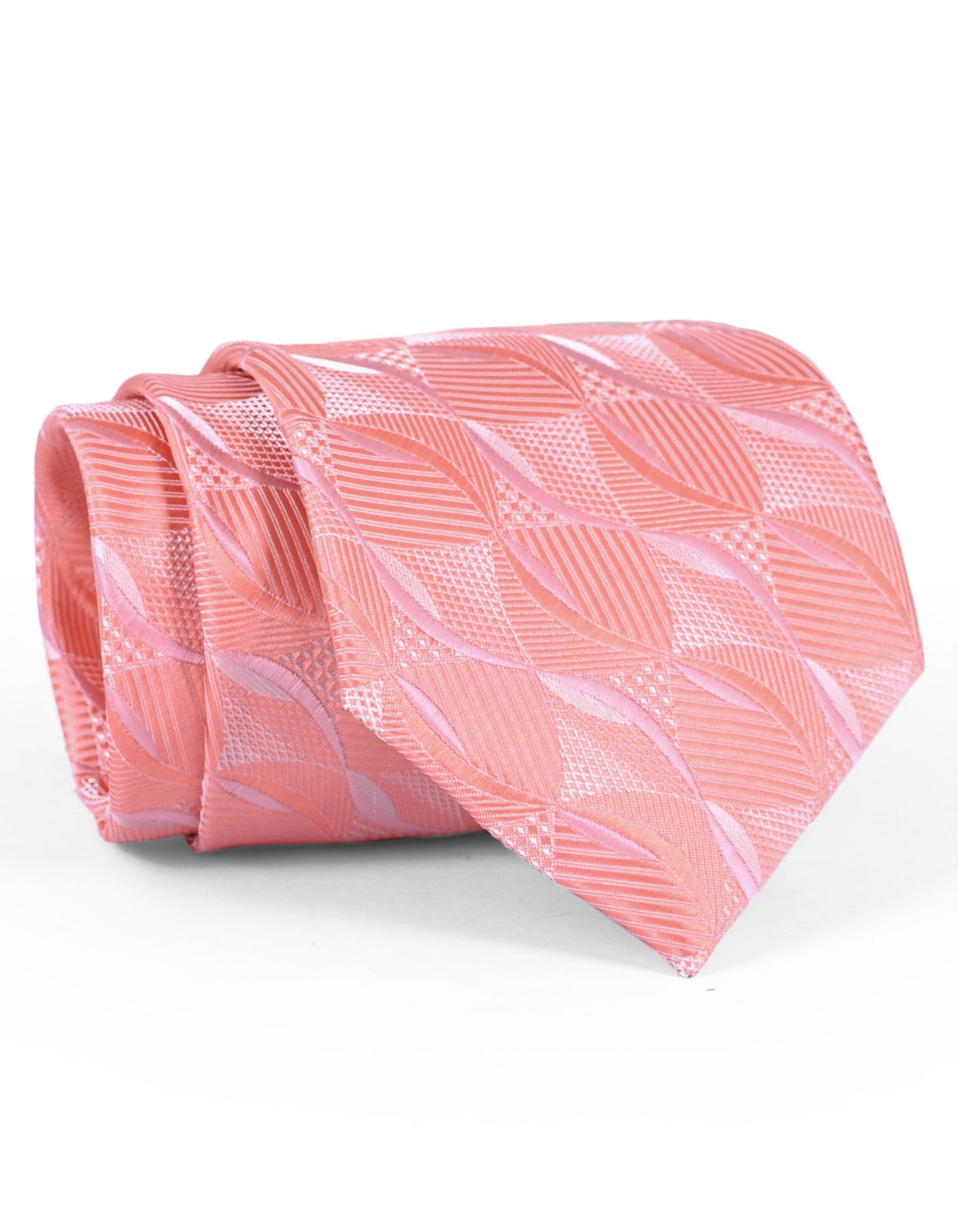 Peach Texture Tie