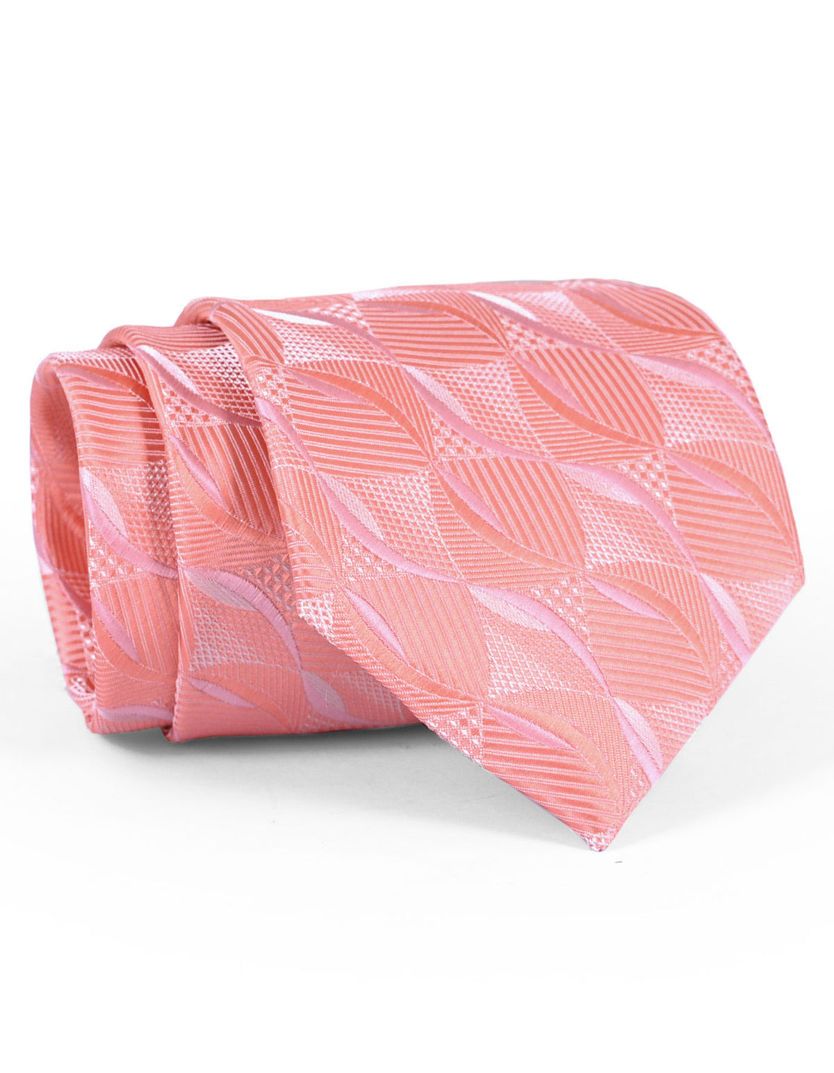 Peach Texture Tie
