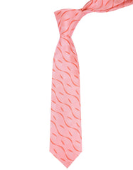 L Peach Texture Tie