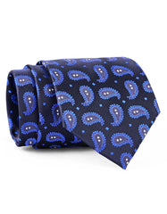 Black/Blue Paisley Tie