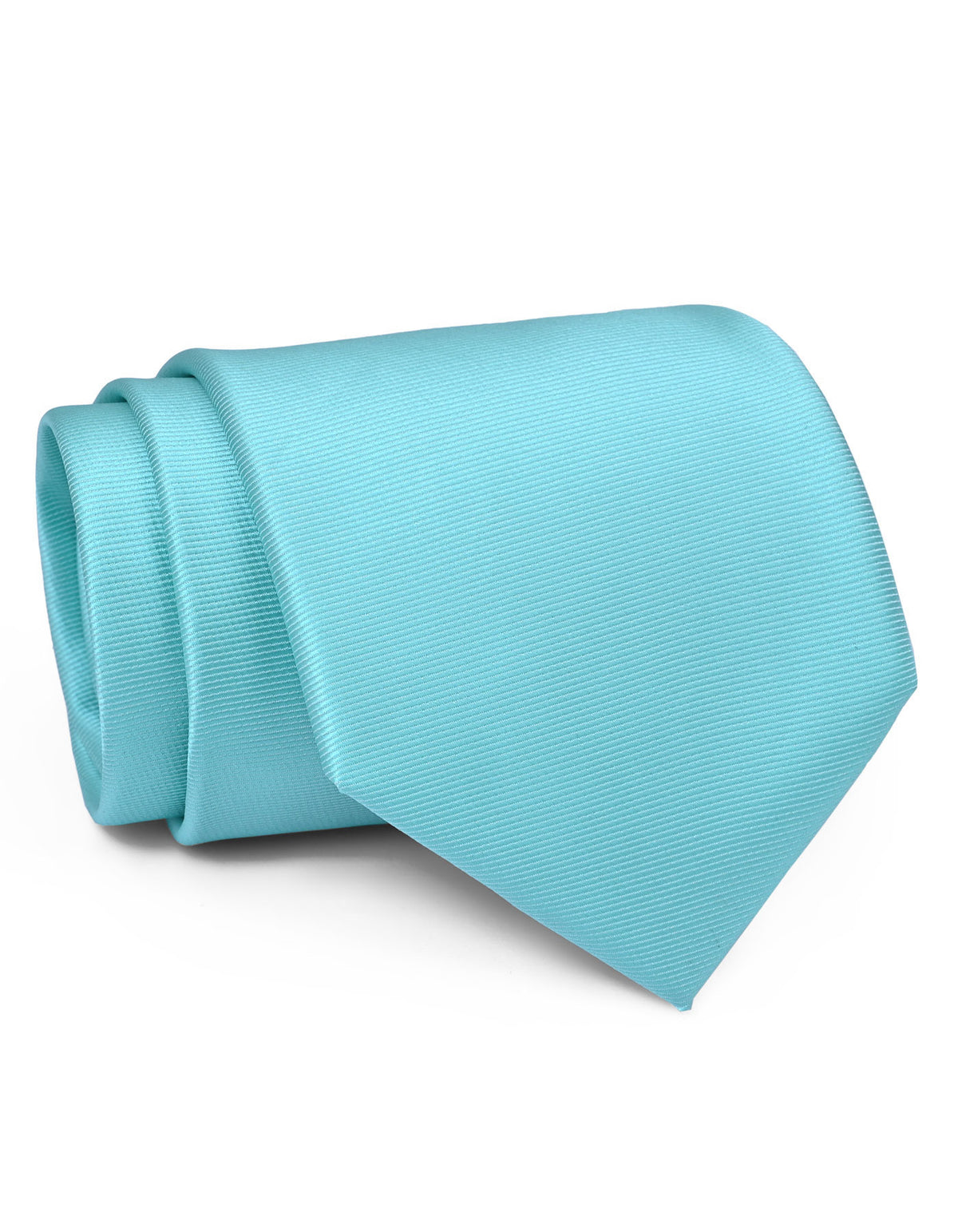 L Green Plain Tie